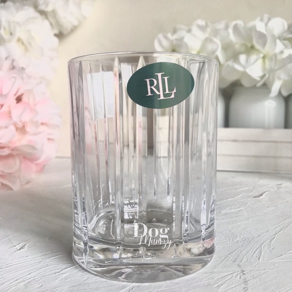 4 Ralph Lauren Turner Double Old Fashioned Whisky Crystal Glass - Picture 2 of 6